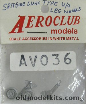 Aeroclub 1/72 Spitfire Link Type Undercarriage Legs / Gear Doors /  Wheels, AV036 plastic model kit